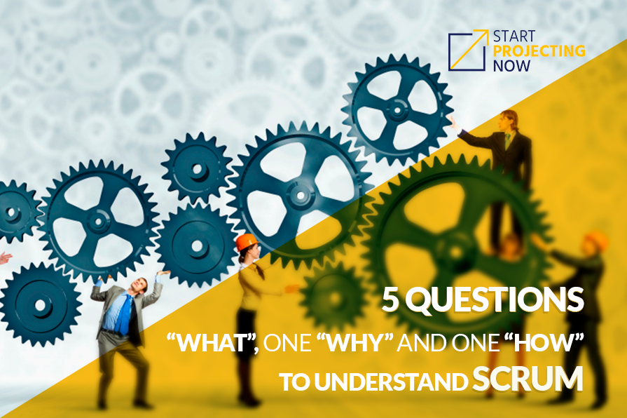 5 questions “what”, one “why” and one “how” to understand scrum